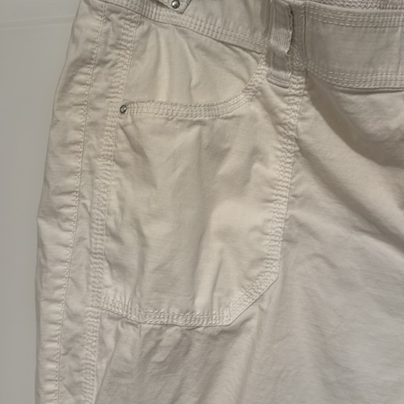 Chicos White Cotton slacks - Picture 2 of 8